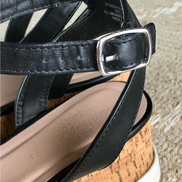 Platform Faux Leather Sandals - Picture 3 of 4